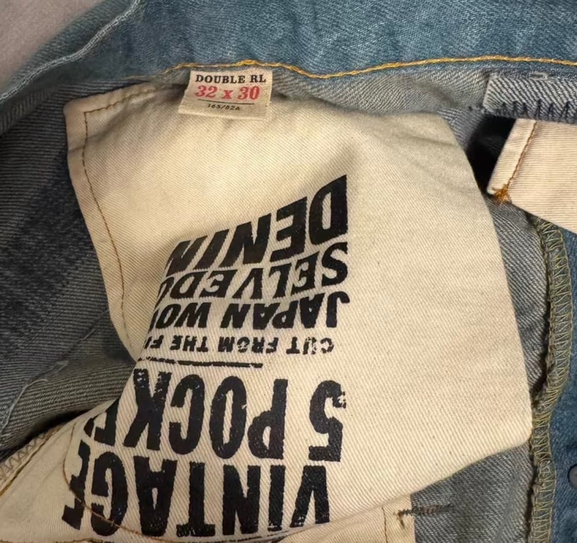 rrl 빈티지파이브포켄 플래인필드 셀비지진 32/30 상품이미지2