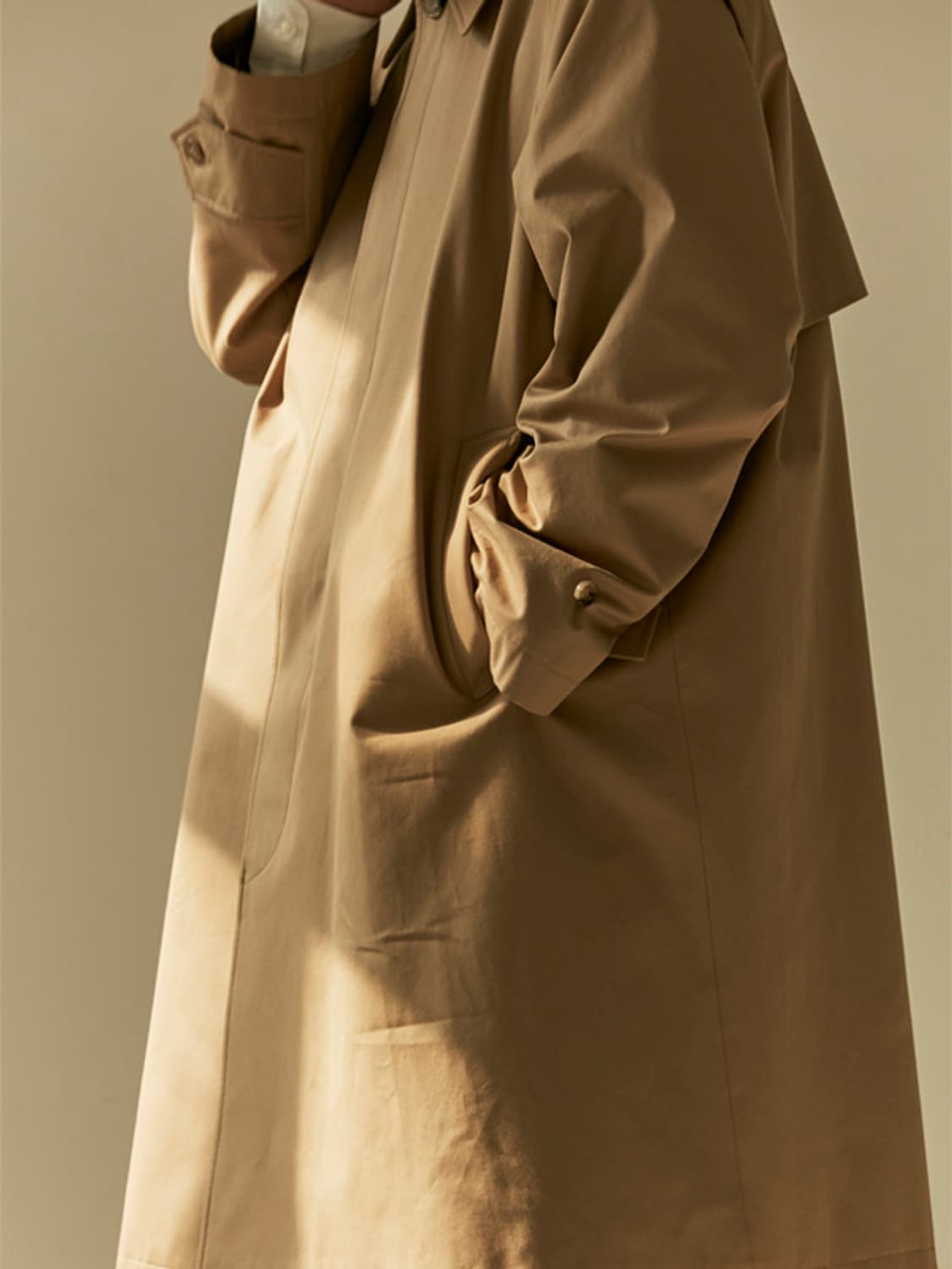 브라운야드 발마칸 트렌치 코트 3사이즈 상품이미지4