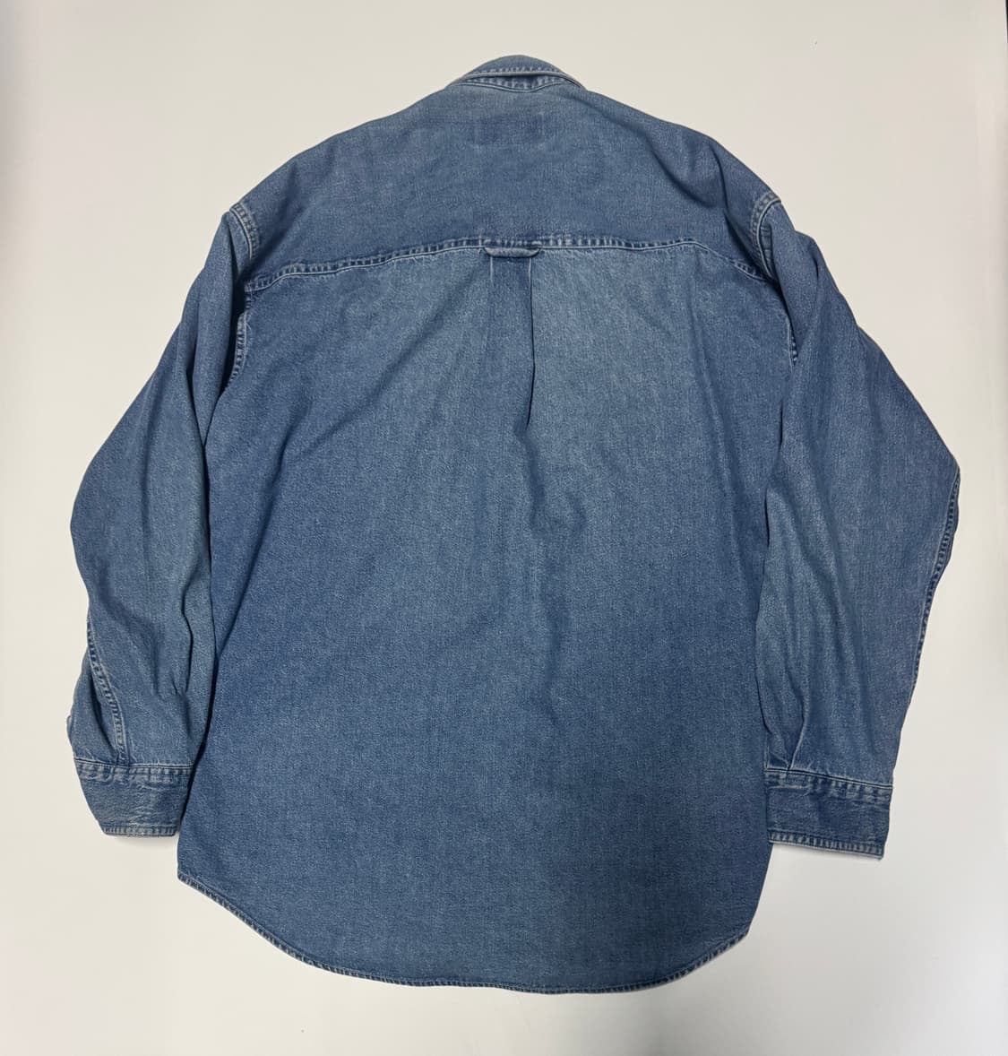 챔스 폴로 랄프로렌 원 포켓 빈티지 워싱 데님 셔츠 L ~ XL 상품이미지2