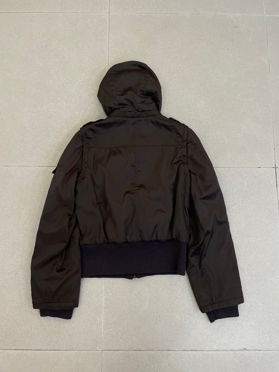 브라운 버클 디테일 패딩 상품이미지10