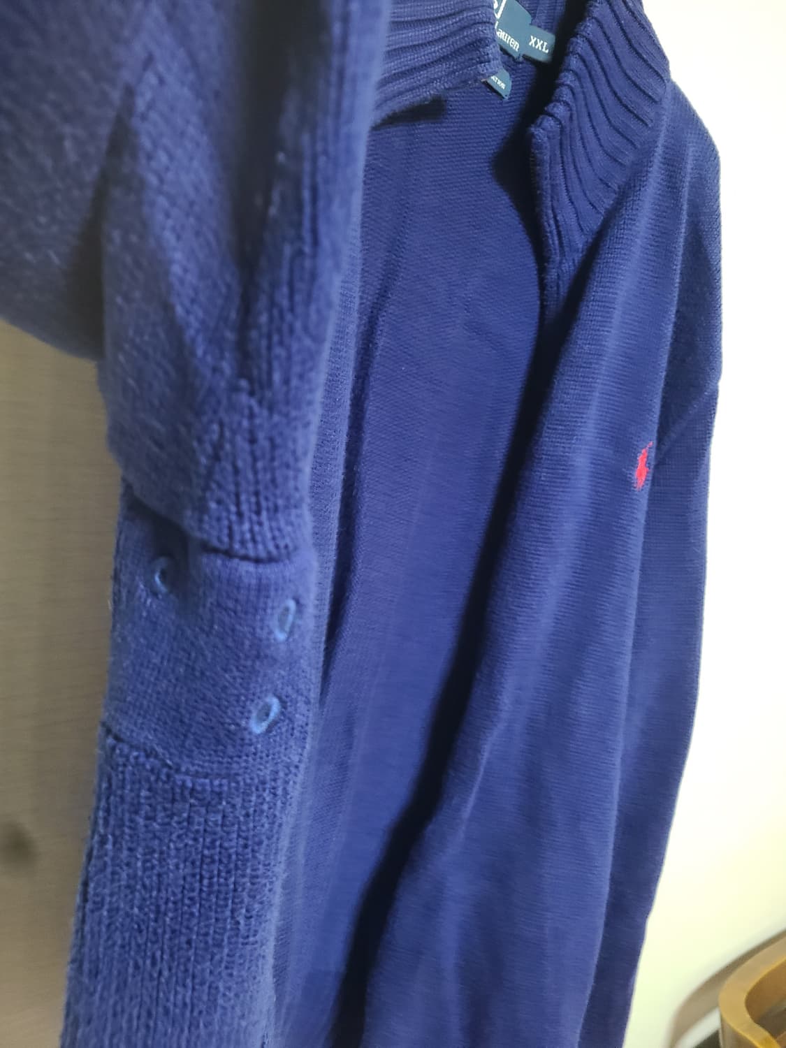 폴로 랄프로렌 남성 니트 집업 XXL 상품이미지5