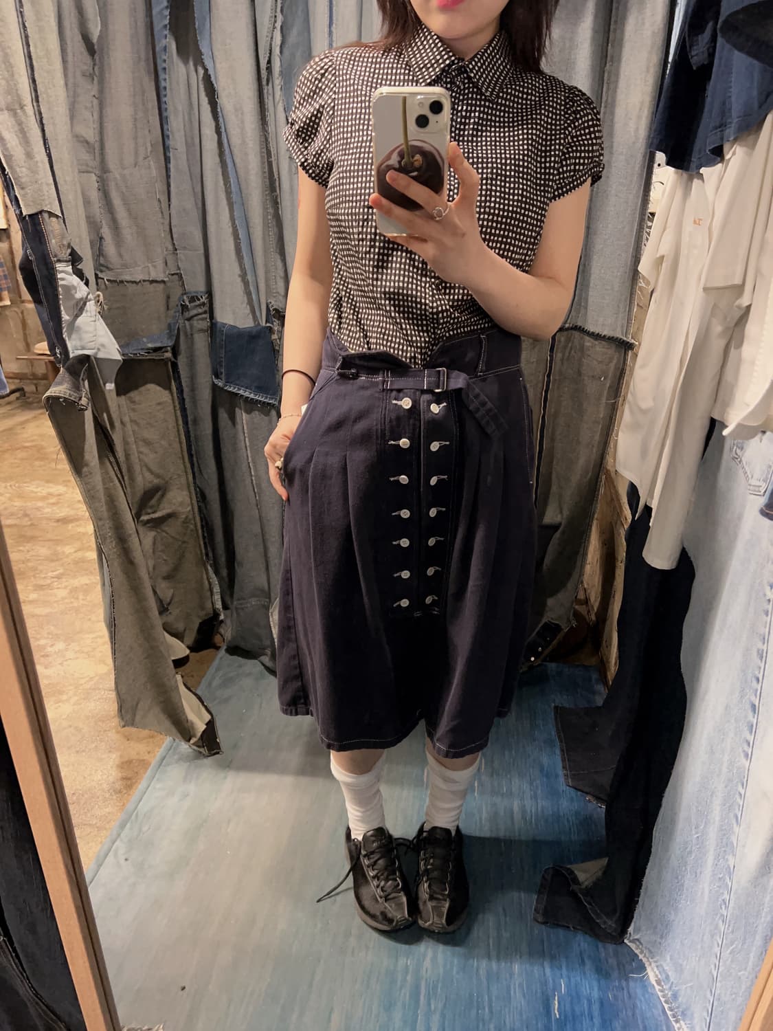 25-27 ) FRAPBOIS Button Two-Tuck Shorts 상품이미지3