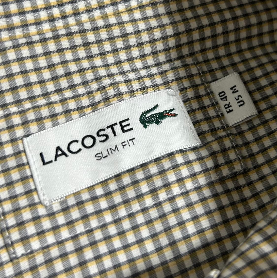 [M] Lacoste 라코스테 신형 체크셔츠 상품이미지4
