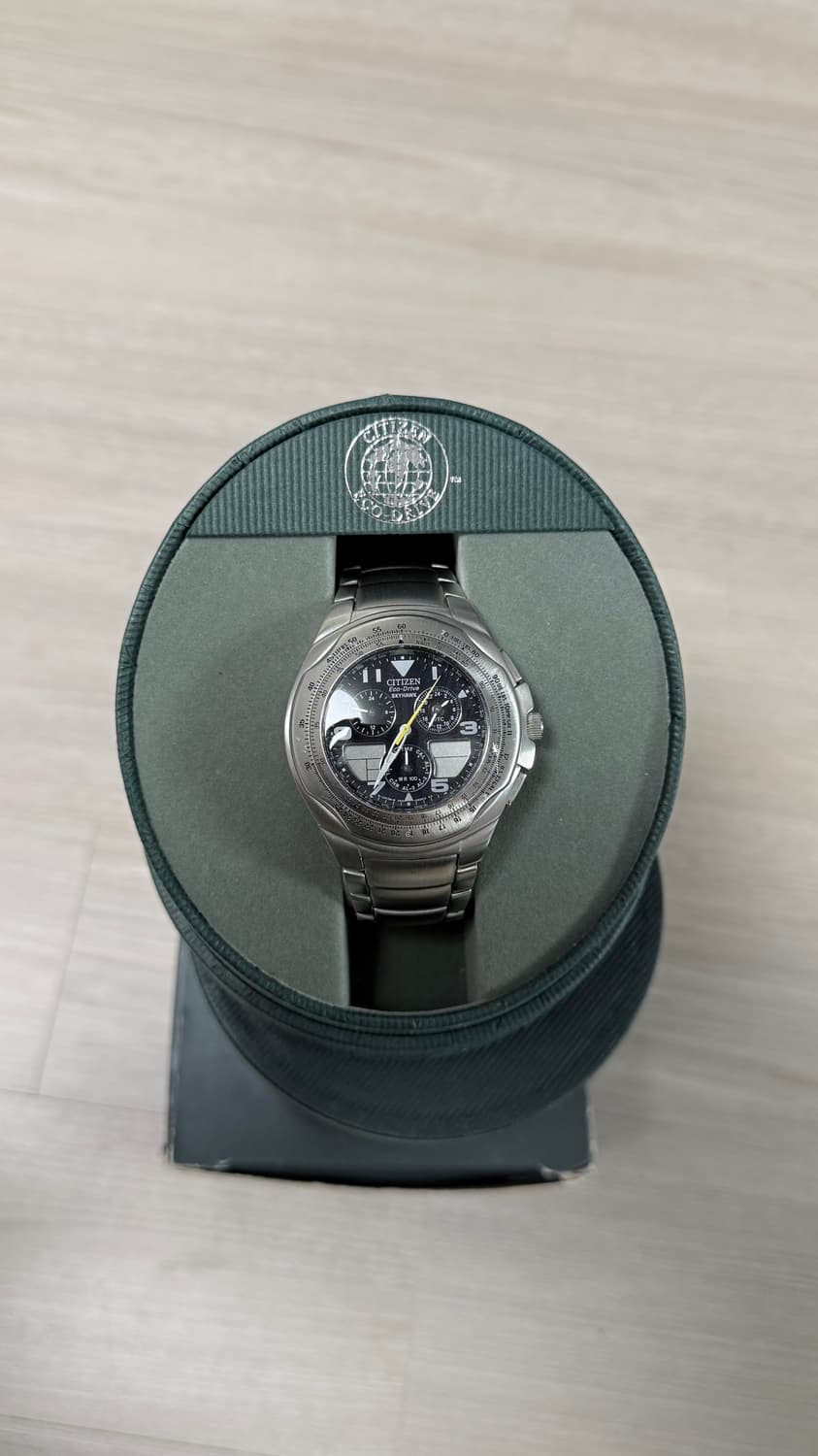 시티즌 Citizen Eco-Drive Skyhawk 스키이호크 1세대 상품이미지1