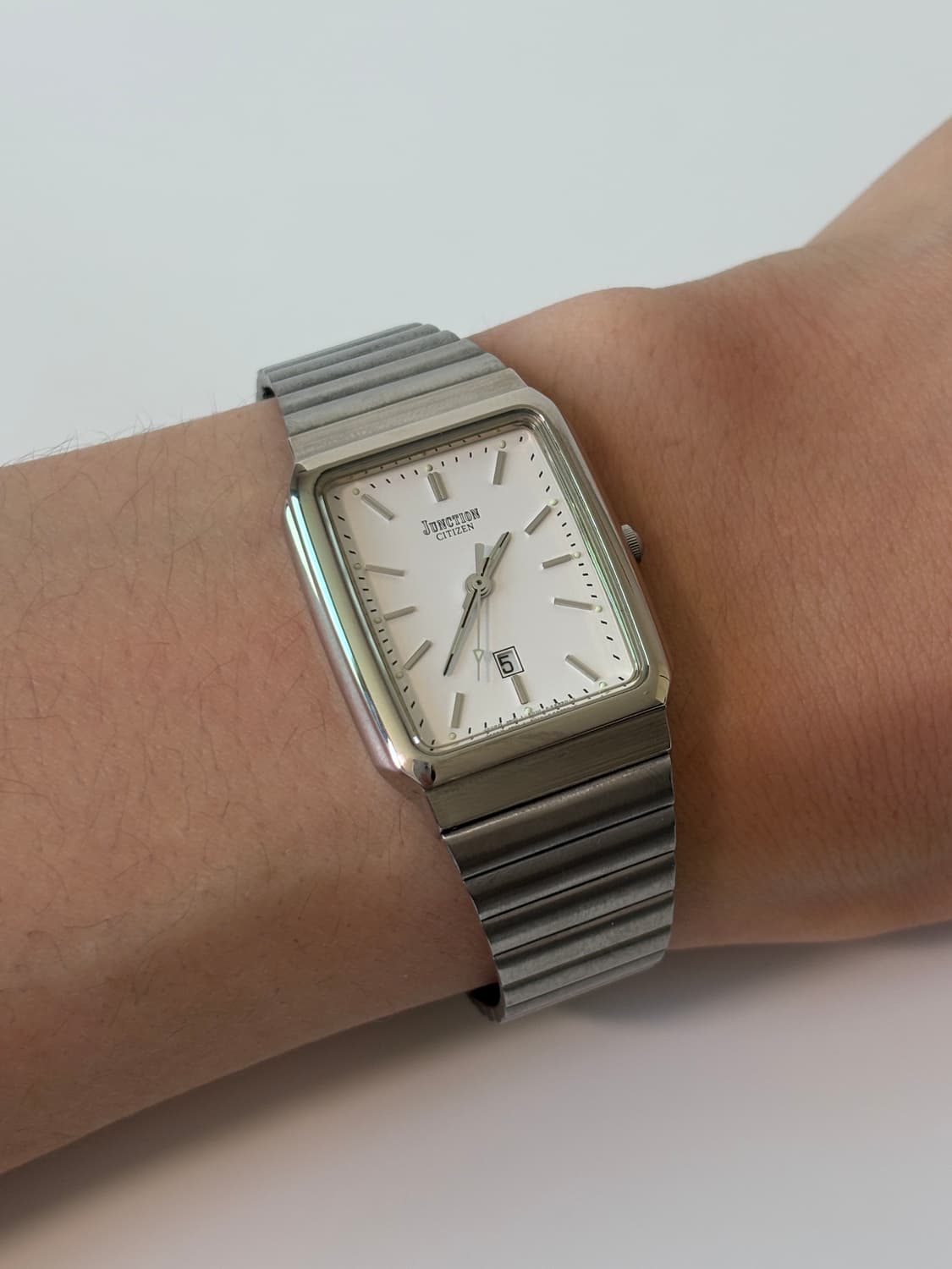 1980s Junction Silver Square Quartz 상품이미지1