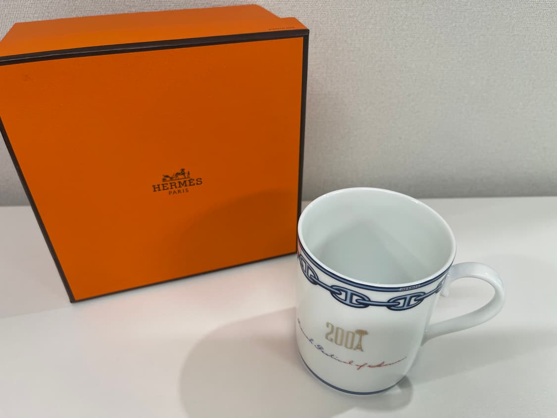 에르메스 하와이 한정판 샹달 블루 머그컵 1P 세트 HERMES 상품이미지6