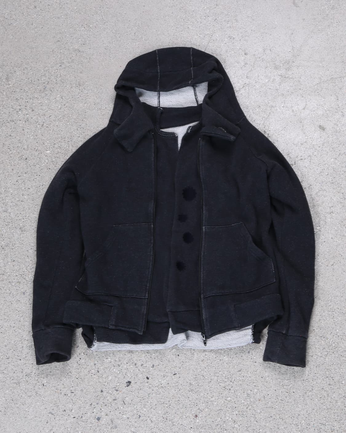 Y’s 00s Rev Docking Hoodie Cardigan 상품이미지3