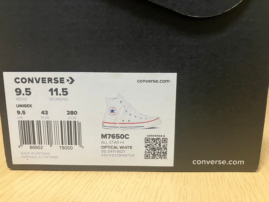 컨버스 척테일러 올스타 클래식 화이트 하이 280 상품이미지2