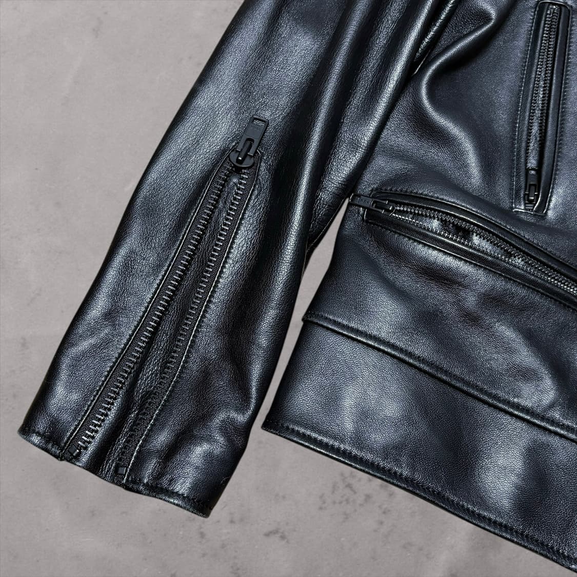 NudeBones Black Leather jacket 상품이미지2