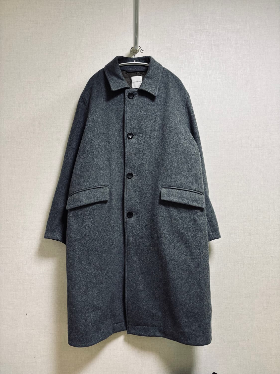 사쥬드크레 SAGE DE CRET 울 혼방 발마칸 코트 (사이즈 M) 상품이미지1