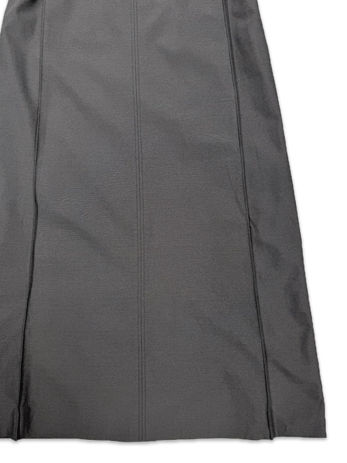 빈티지 그레이 라인 롱 스커트 상품이미지3