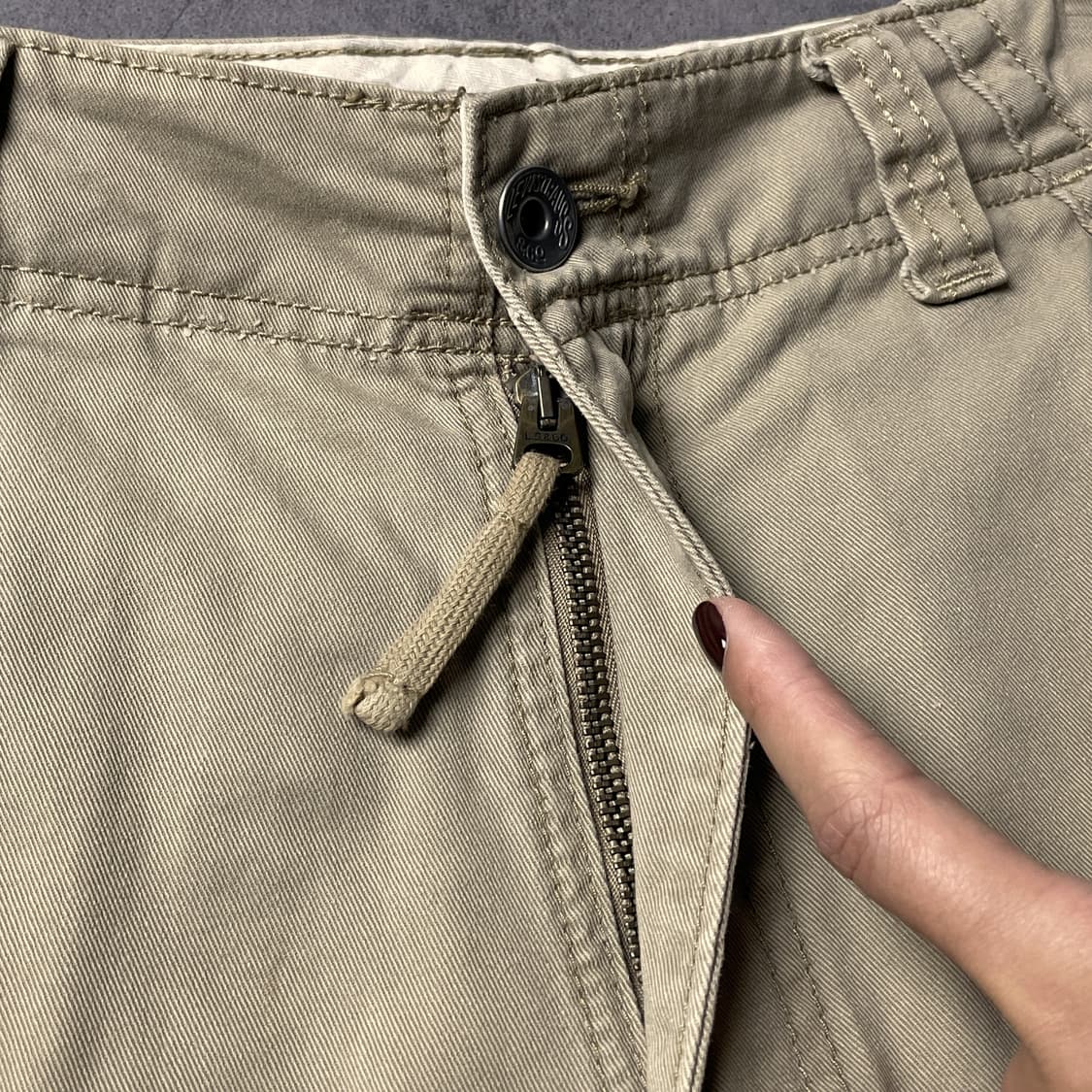 LEVI'S 00s 리바이스 베이지 카고 워크 하프팬츠 A01237 상품이미지3