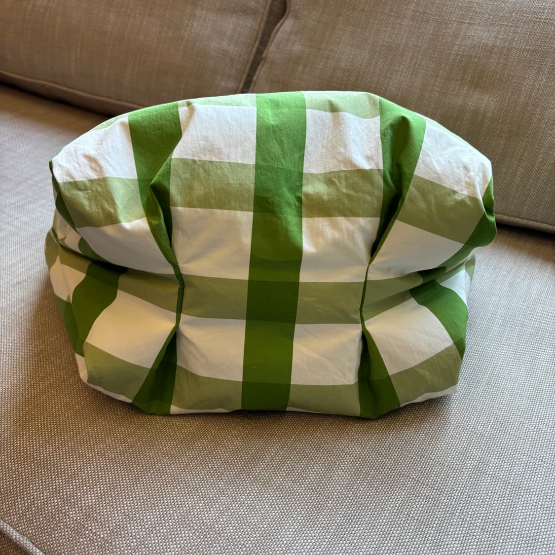 ORR 오르 그린 깅엄 체크 쇼퍼백 숄더백  상품이미지6