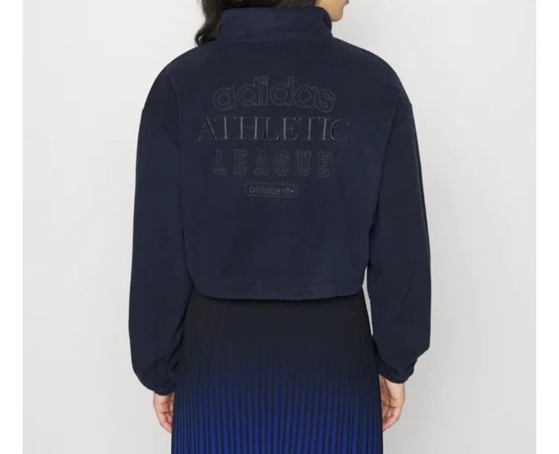 아디다스 스타디움 레트로 럭셔리 스웨트 크롭 후드 상품이미지2