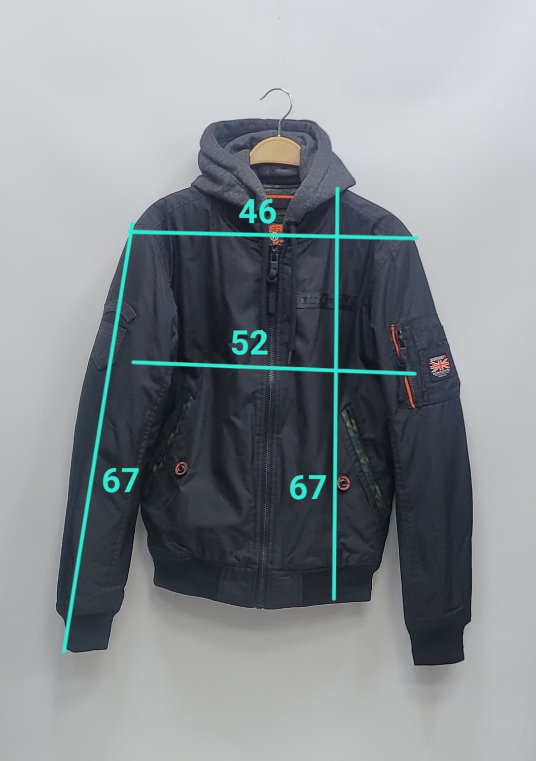 SUPRE DRY슈퍼드라이 루키 플라이트 봄버 자켓 / 남 S
 상품이미지10