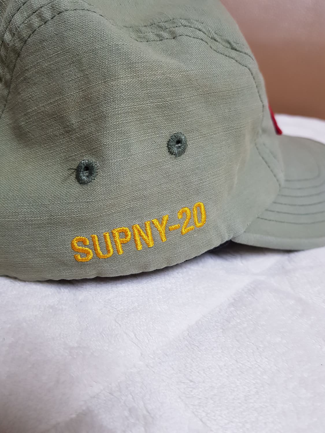 슈프림 밀리터리 캠프캡 모자 볼캡 올리브 20SS 상품이미지5
