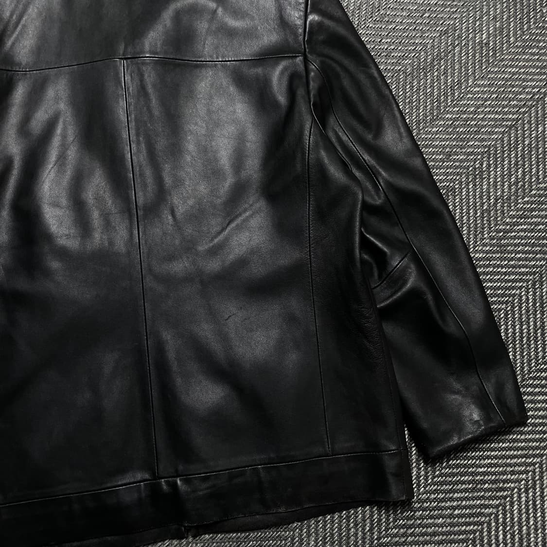 Solomon 아카이브 램스킨 싱글 라이더 레더 가죽 자켓o 5280 상품이미지6