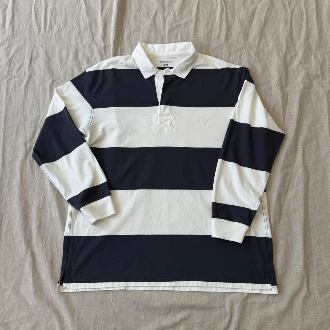 유니클로 x jw앤더슨 스트라이프 럭비 2XL 상품이미지2