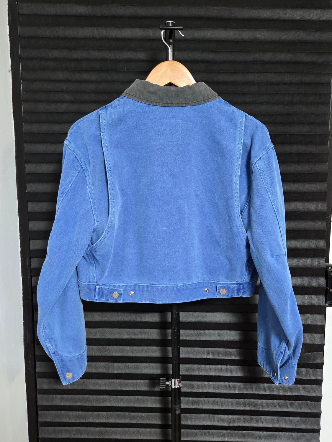 [SJYP] 카라 코튼 크롭 집업 자켓 | 00175 상품이미지7