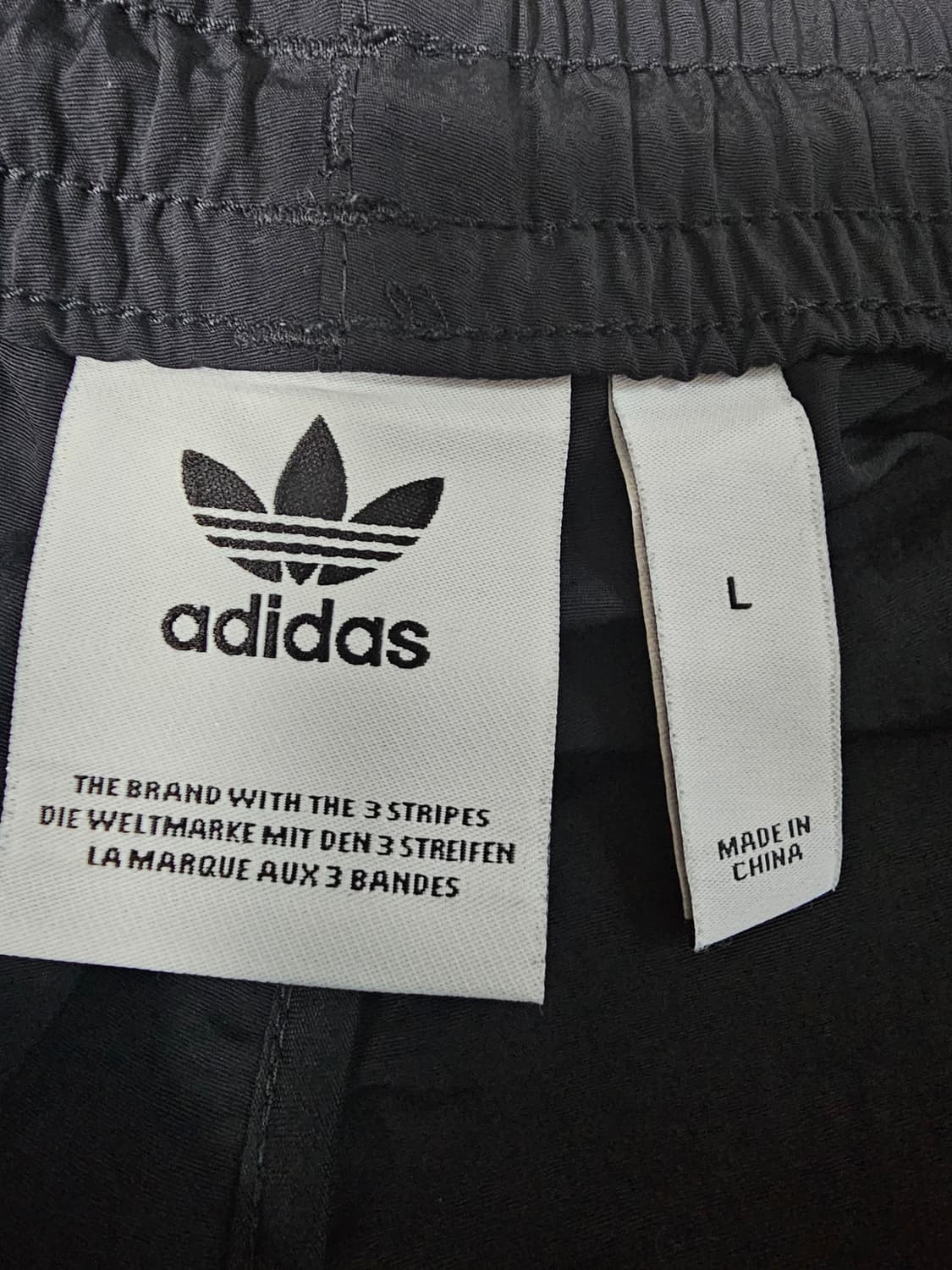 아디다스 3스트라이프 우븐 조거팬츠 L 상품이미지4