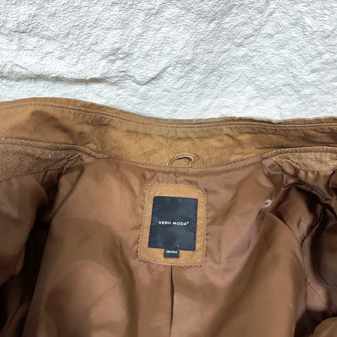 빈티지 veromoda 라이더 포켓 되지가죽자켓 상품이미지6