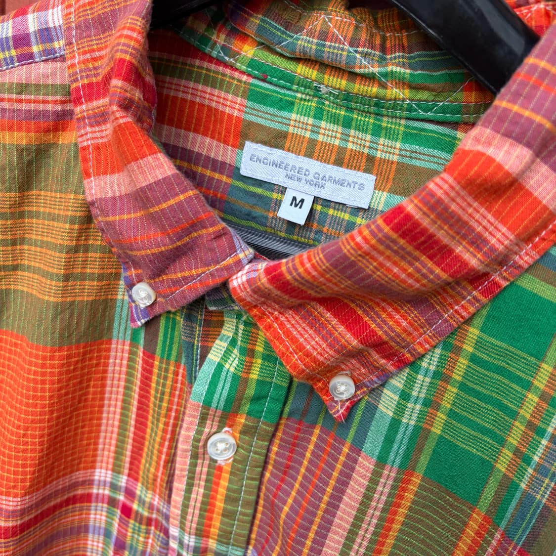 엔지니어드 가먼츠 워크 체크셔츠 M 상품이미지3