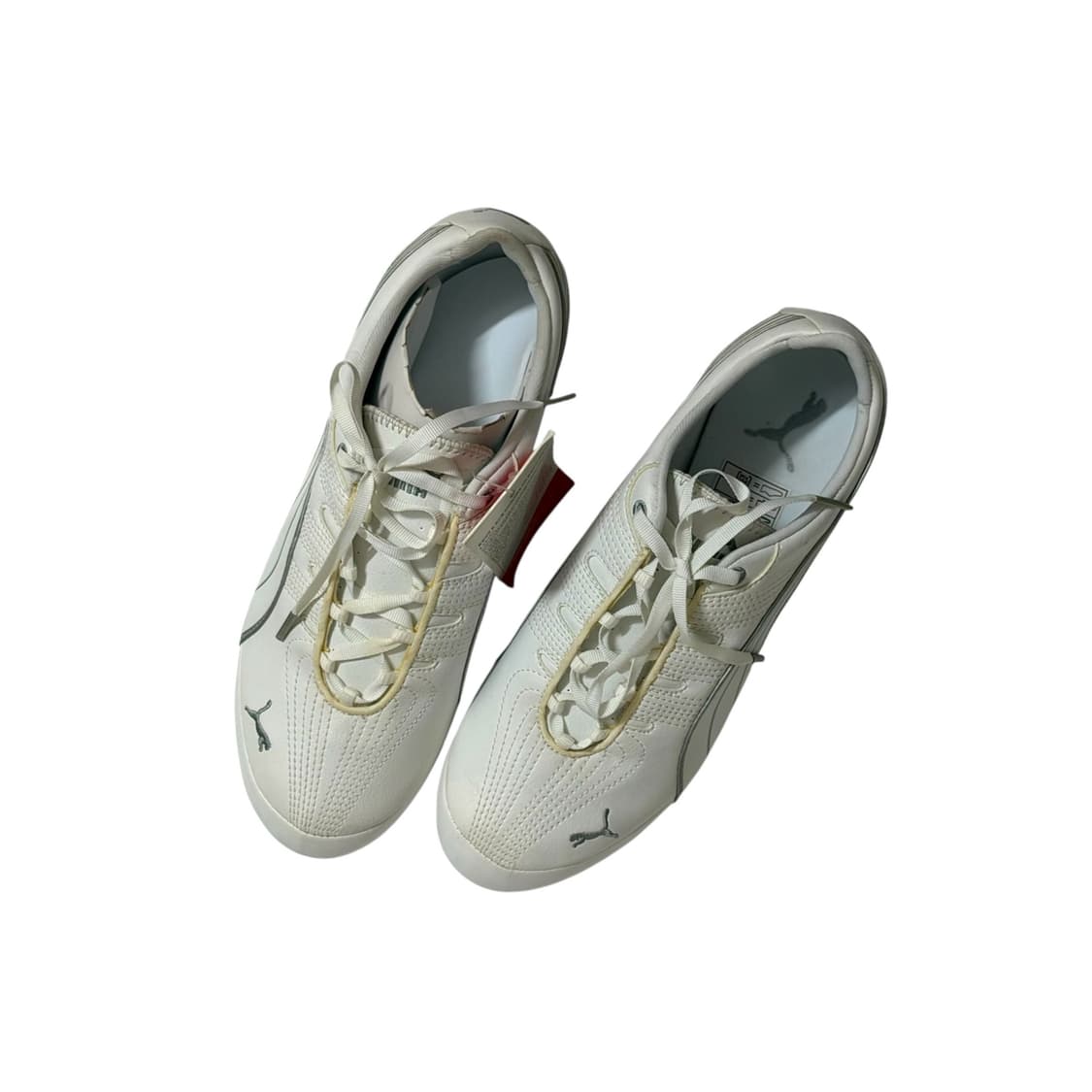 00s PUMA Etoile 화이트 실버 슬림 스니커즈 상품이미지4