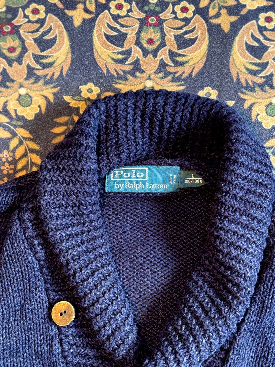 폴로 숄카라 성조기 니트 상품이미지3