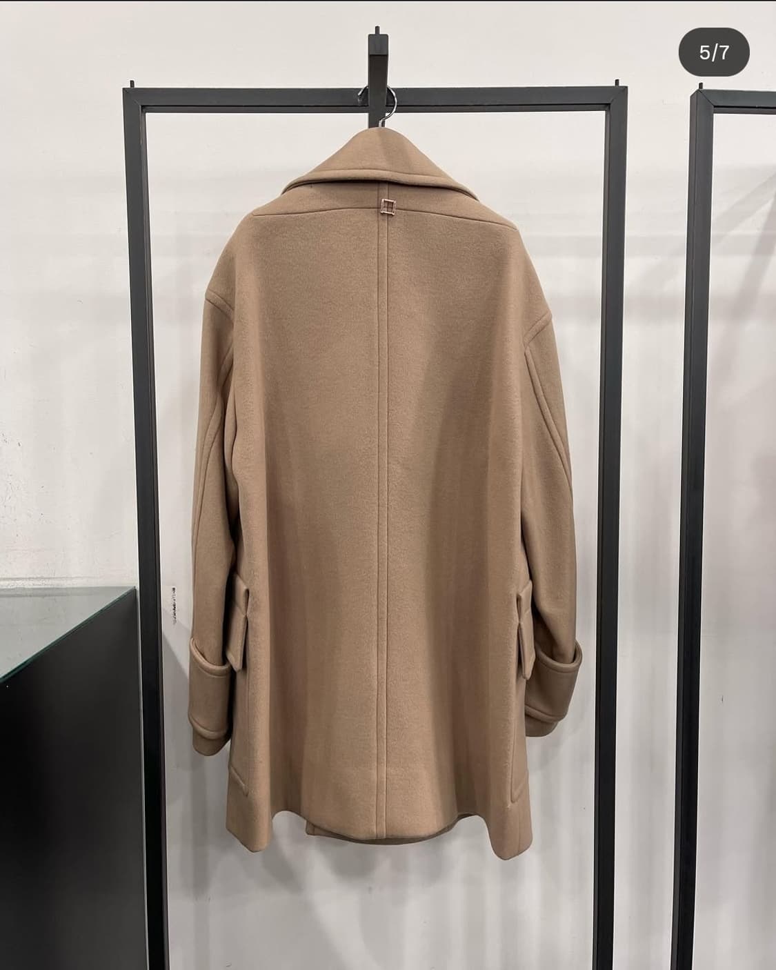우영미 21fw베이지 코트 사이즈48(105~110) 팝니다. 상품이미지2