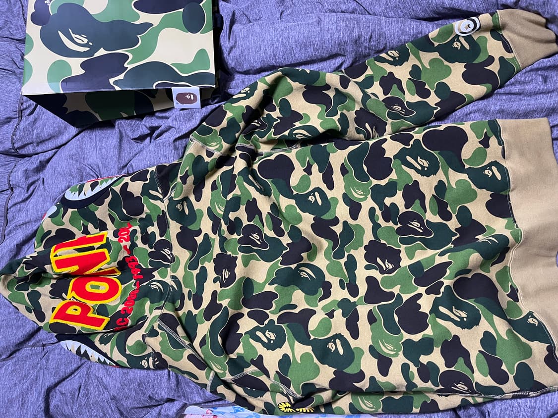 베이프 abc 후드집업 상품이미지3