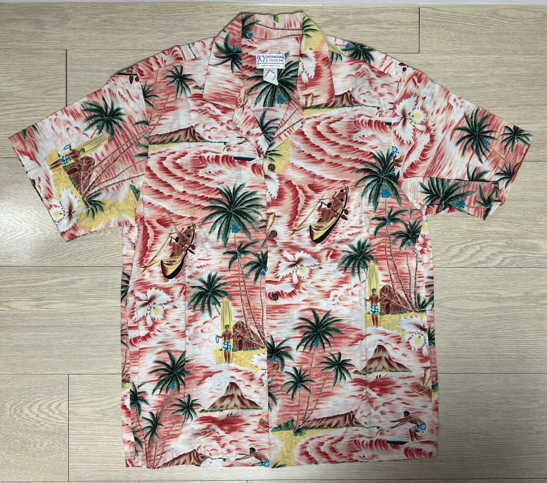 90s KY's 인터내셔널 하와이안 셔츠 하와이제 미국제 상품이미지2