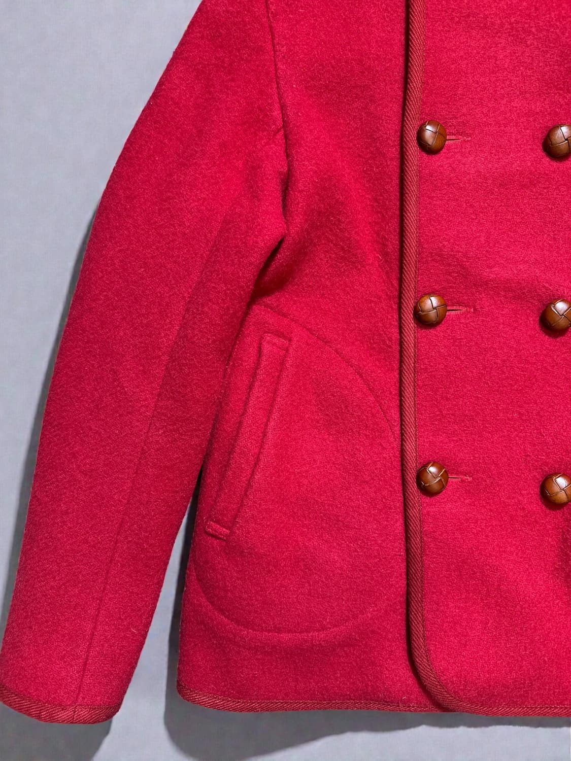 DANTON Hooded Double-Breasted Wool Coat 상품이미지6