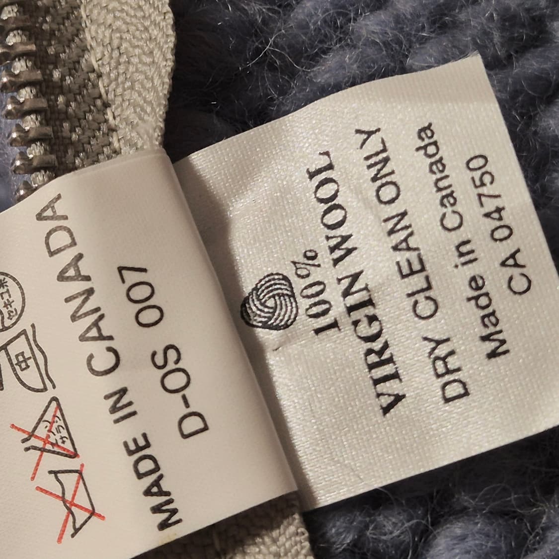 FAB 캐나다 토끼 패턴 코위찬 키즈120 새상품 상품이미지7