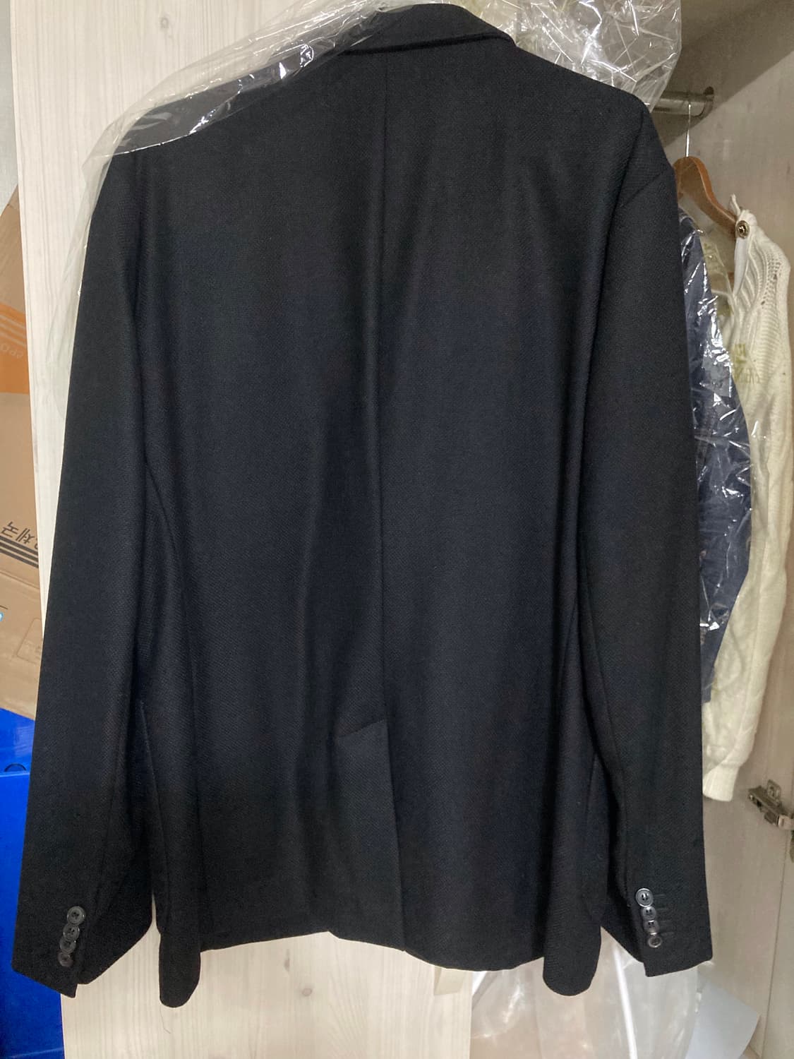 아워레가시 캔버스 블랙 울자켓 상품이미지5