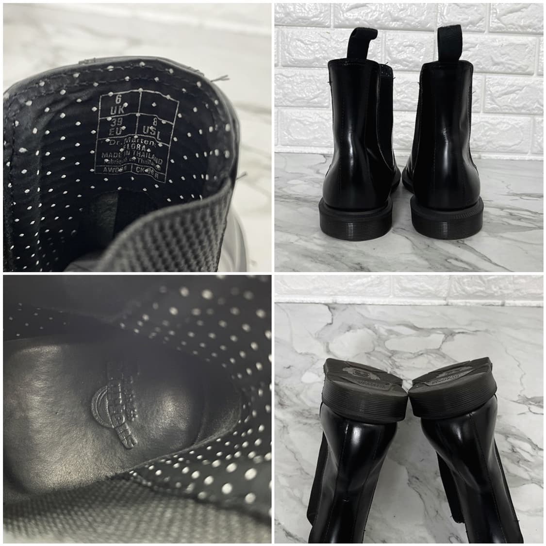 닥터마틴 플로라 첼시부츠 블랙 250 UK6 상품이미지6