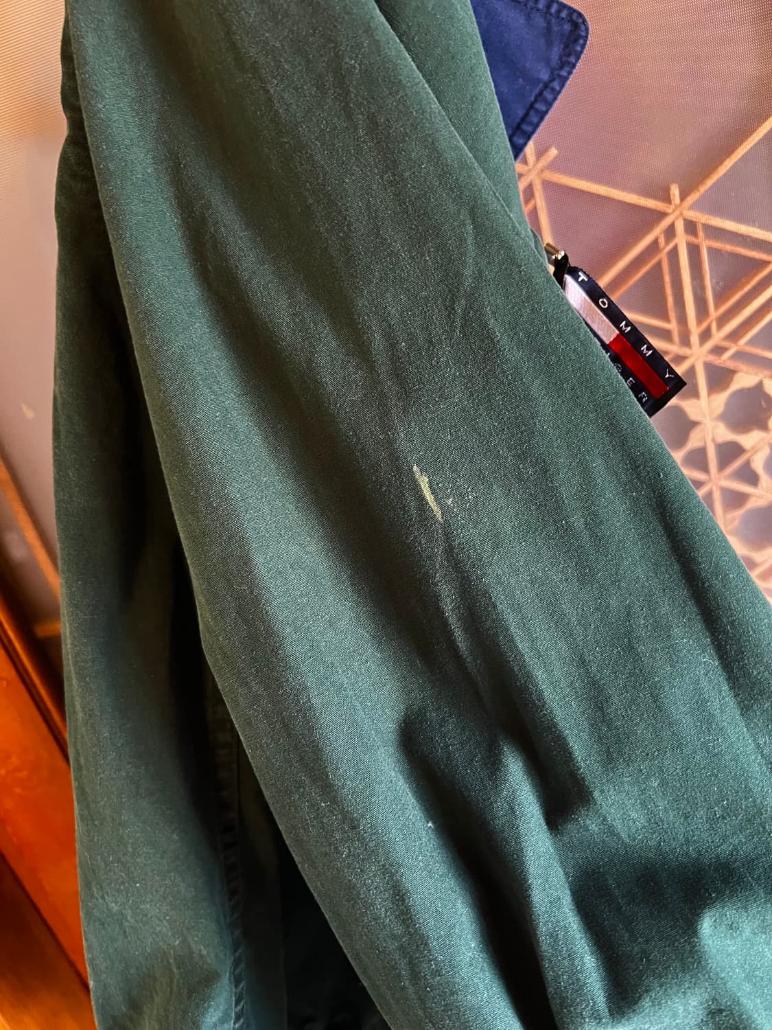 90s 타미힐피거 스윙톱 블루종 자켓 L 상품이미지10