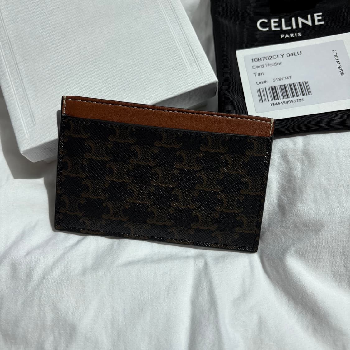 CELINE 셀린느 트리옹프 캔버스 카드지갑 상품이미지3