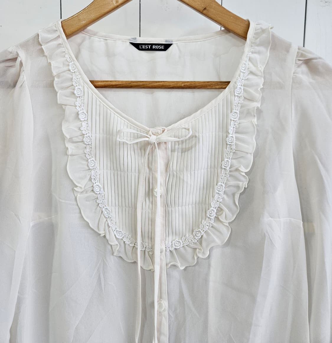 레스트로즈 LEST ROSE 쉬폰 블라우스 상품이미지3