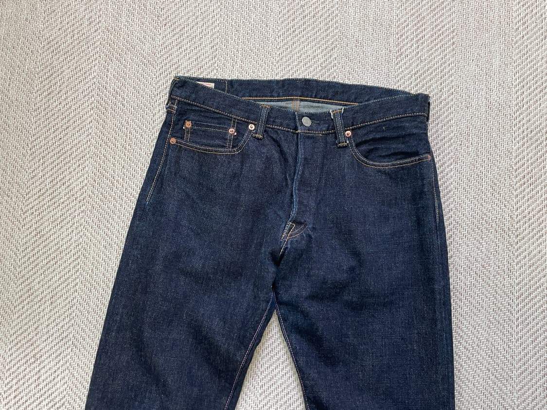 모모타로진 RM 버튼플라이 데님팬츠  J04012 상품이미지6