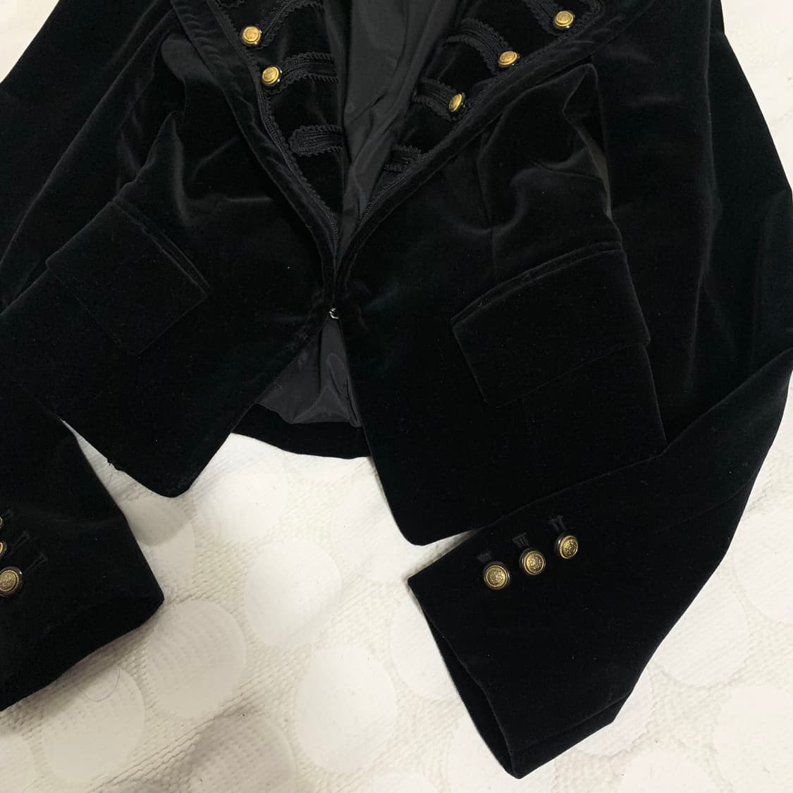 빈티지 나폴레옹 벨벳 자켓 상품이미지3