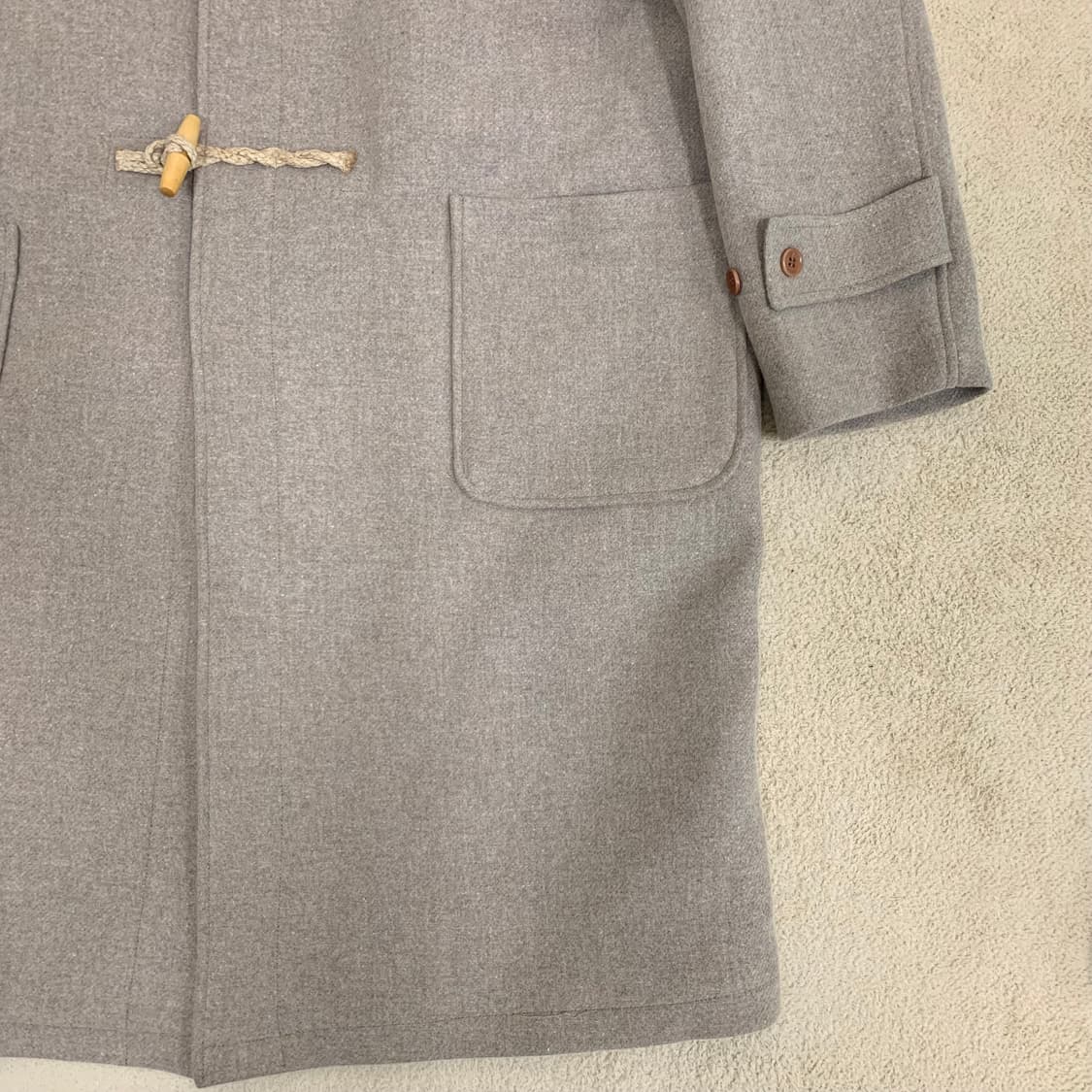 브루먼 더플코트(L/오트밀) 떡볶이코트 남자코트 상품이미지3