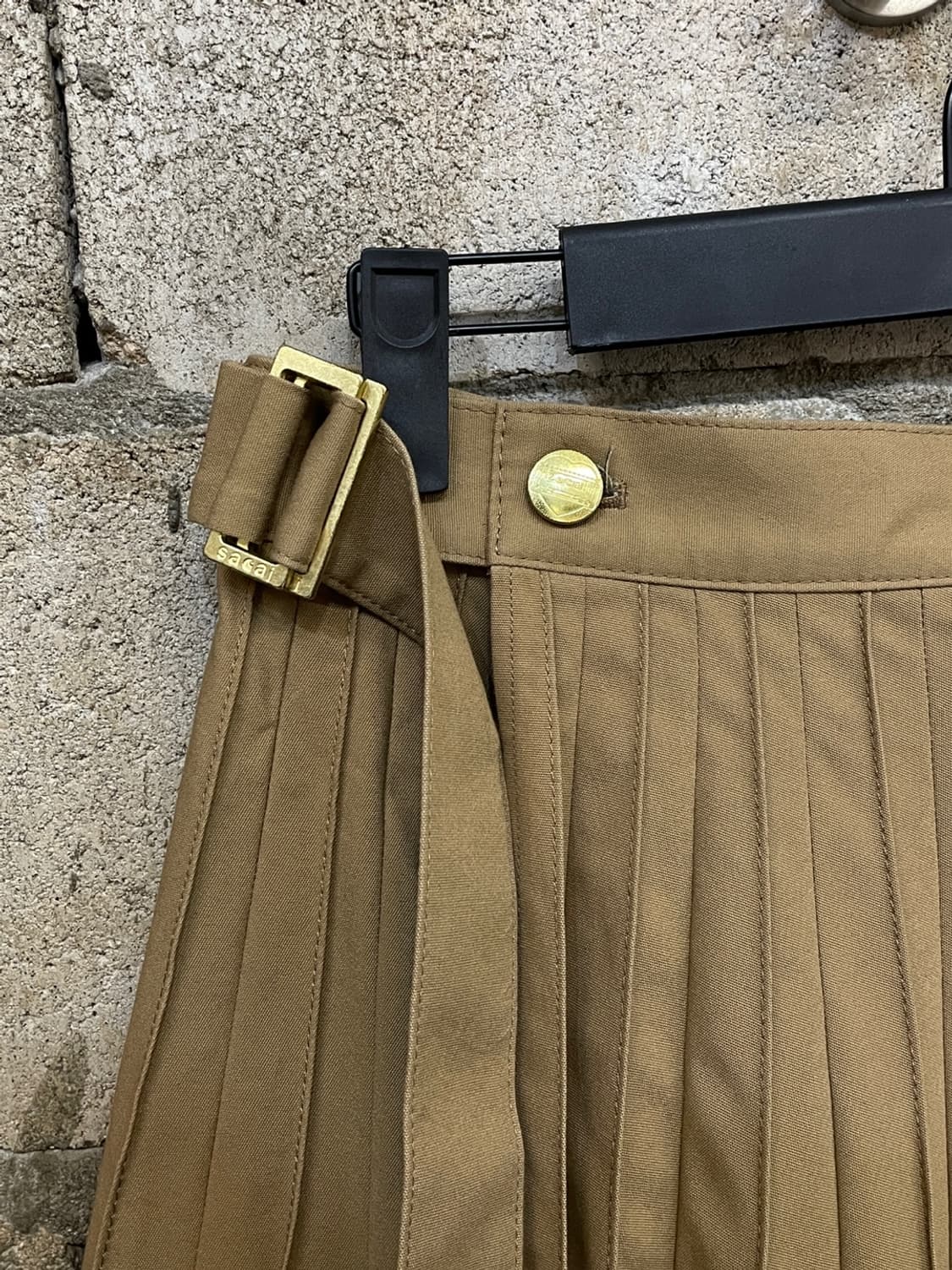 사카이 x 칼하트 플리츠 미디 스커트 상품이미지4