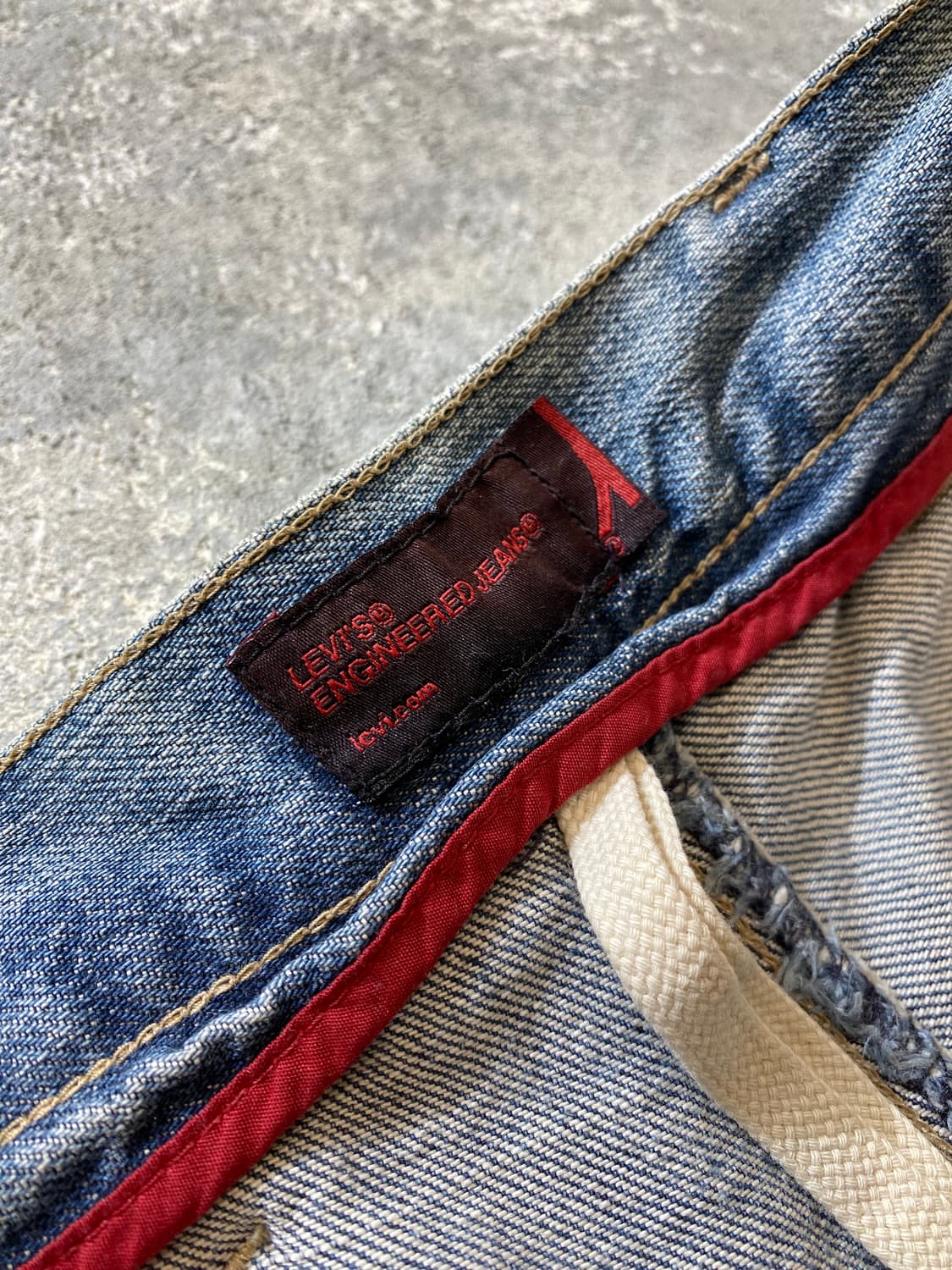 [30] 00s 리바이스 엔지니어드진 신치백 데님팬츠 상품이미지8