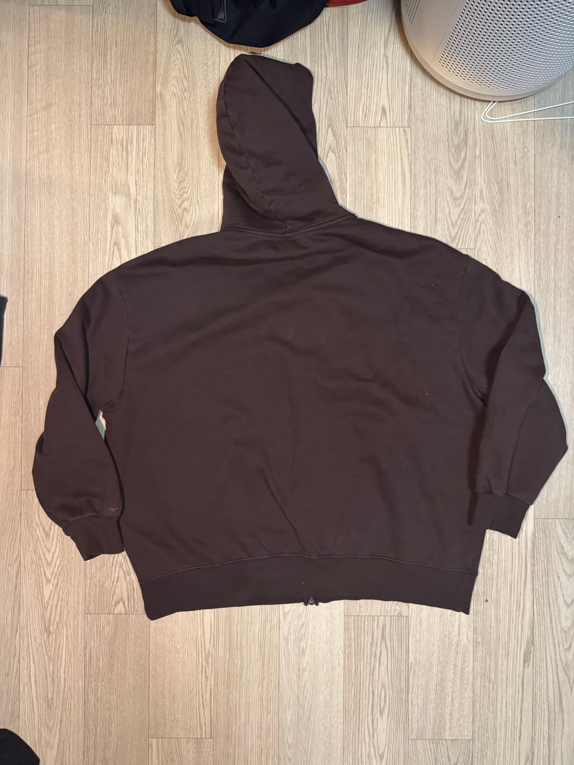 스킴스 SKIMS 보이프렌드 후드 집업 브라운 상품이미지5