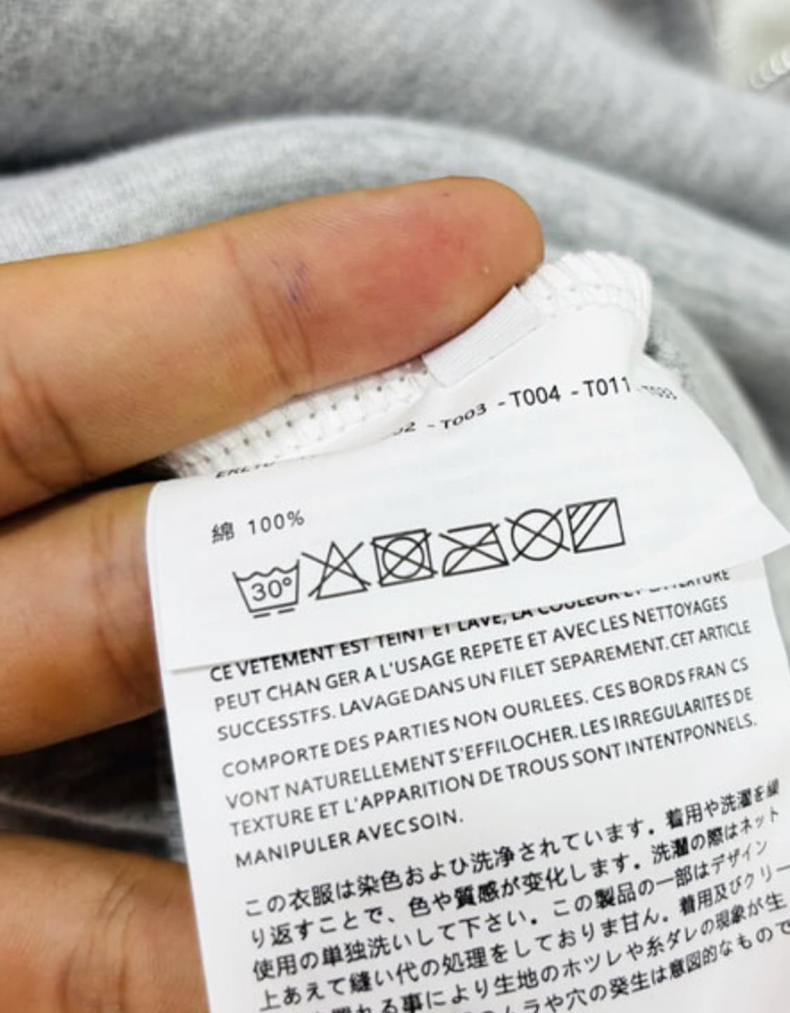 ERL 스월후드집업 그레이 상품이미지8