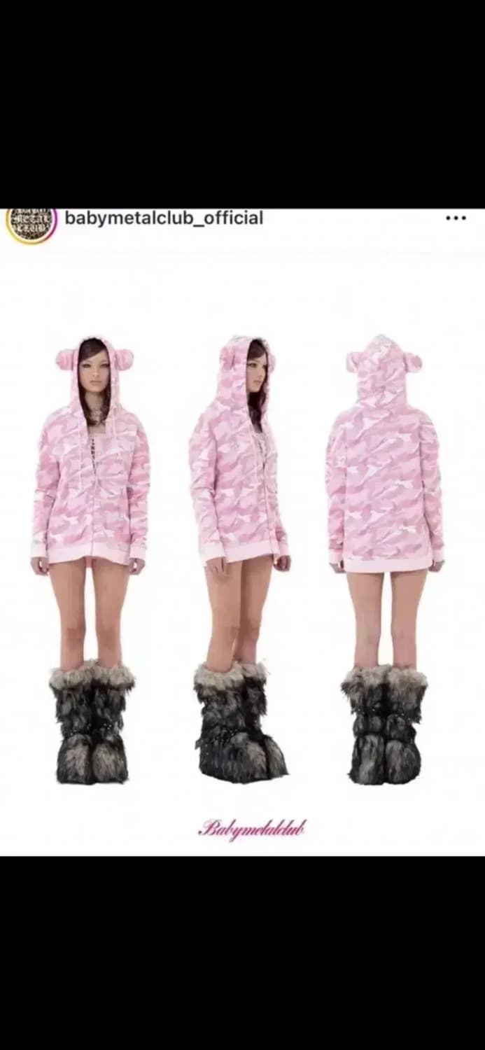 베메클 후드 (핑크/블랙) 둘중 하나 구해요!! 상품이미지1