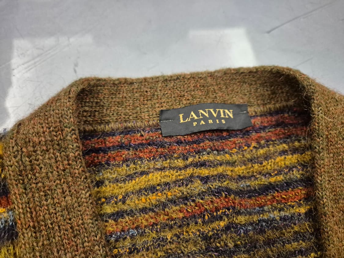 90s LANVIN  모헤어 가디건 상품이미지5