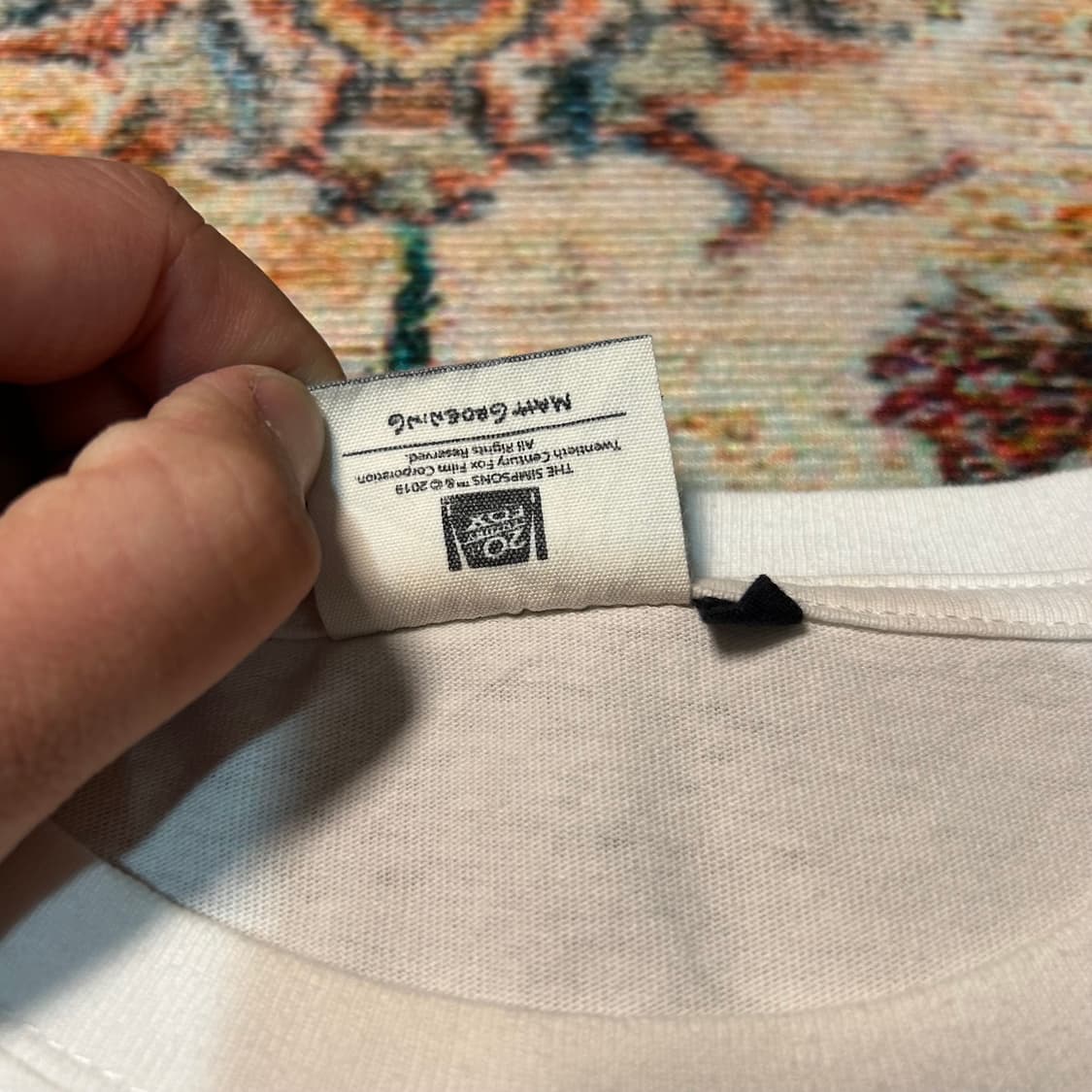 [M] 심슨 바트심슨 그래픽 카툰 티셔츠 상품이미지5