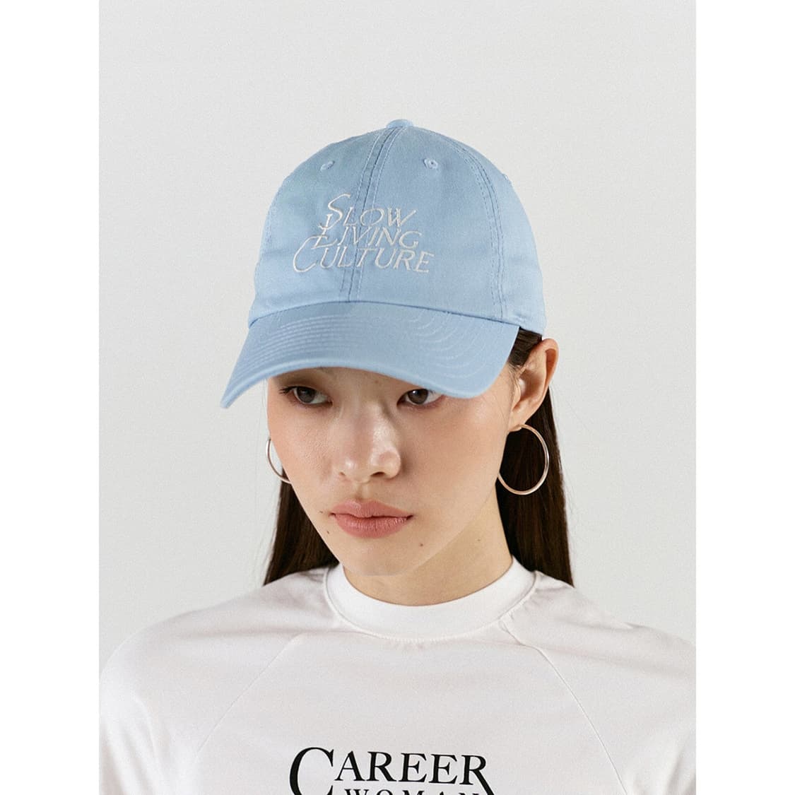 기준 Kijun 스카이 블루 볼캡 상품이미지1