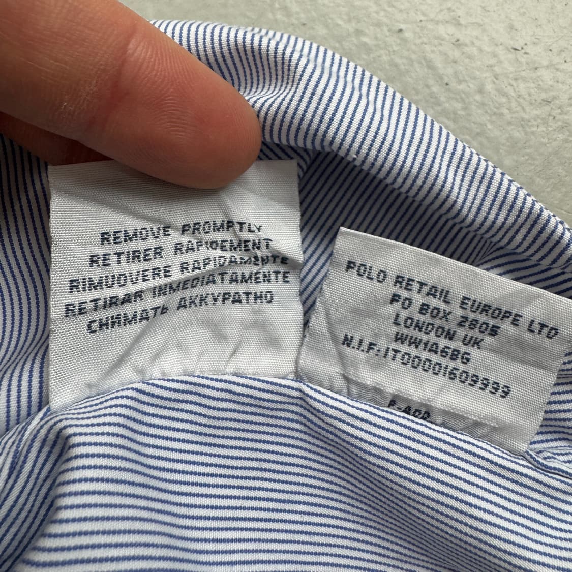 폴로 포니 스트라이프 반팔 셔츠 상품이미지7